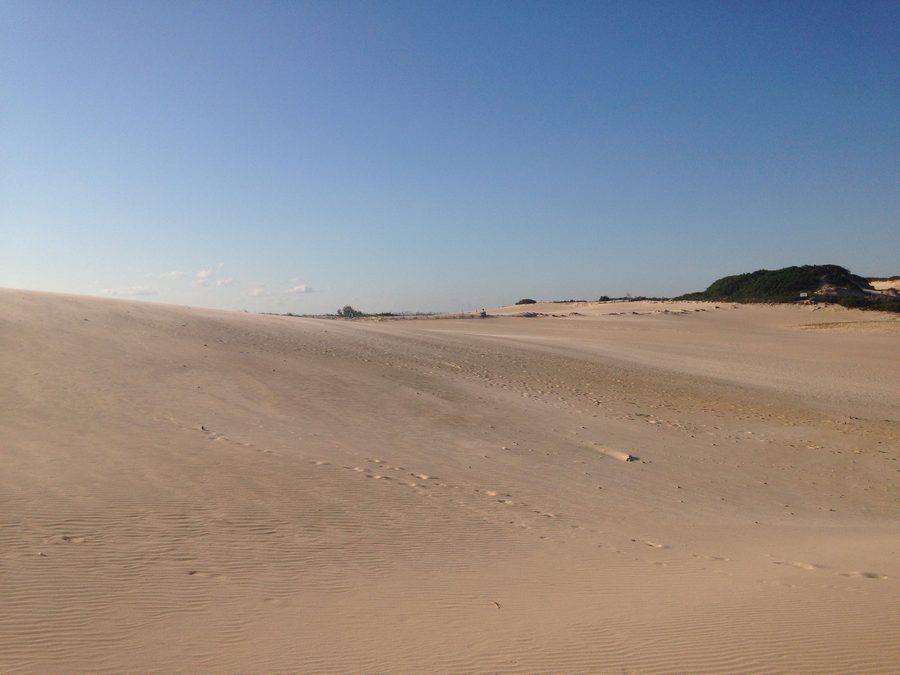 Dune bianche di Itaúnas nel Parque Estadual de Itaúnas presso Conceição da Barra