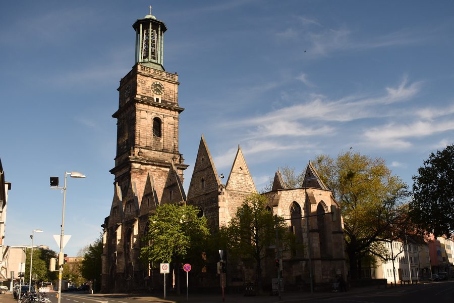 Rovina della chiesa di Aegidien a Hannover, memoriale contro guerra e violenza