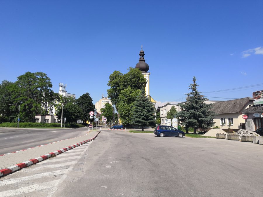 Mierové námestie a Nemšová, distretto di Trenčín, Slovacchia.