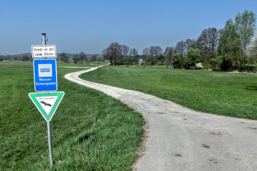 Paesaggio nella riserva naturale di Weitenried presso Steißlingen