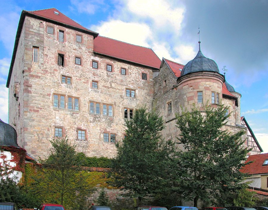 Storica fortezza dei Giovanniti a Kühndorf, Turingia