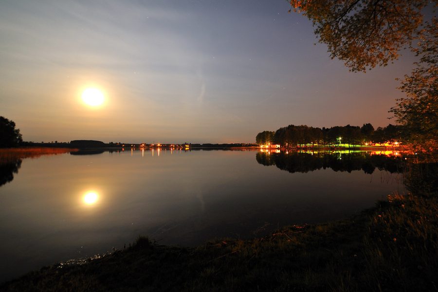 Lago Probarskie nel distretto dei laghi della Masuria