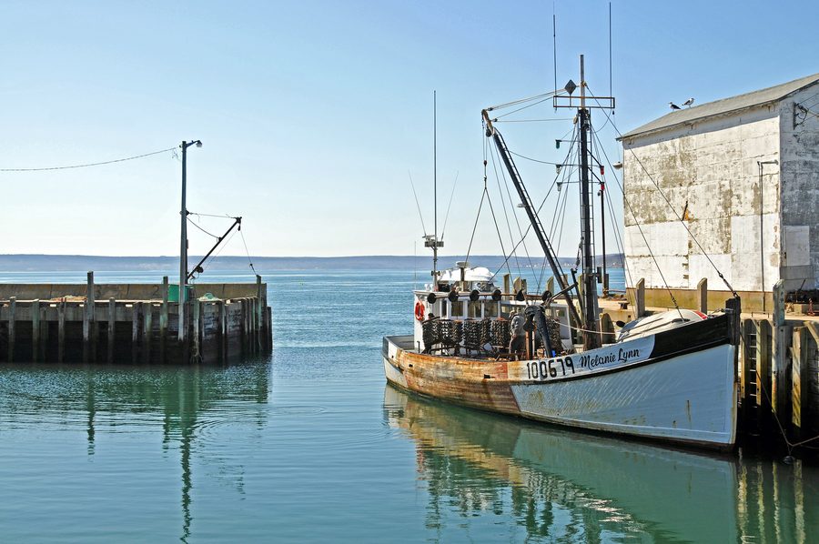 Barca per la pesca delle capesante Melanie Lynn al largo della Nuova Scozia
