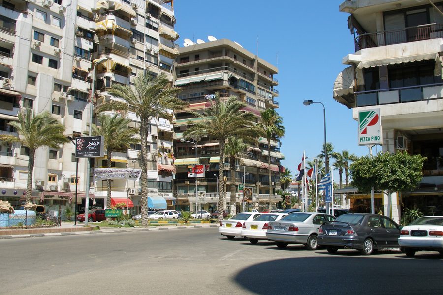 Port Said con panorama portuale e urbano
