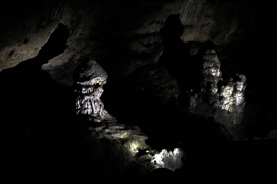 Interno della Nebelhöhle a Sonnenbühl