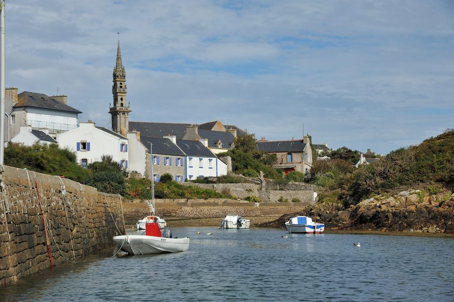 Porto e costa di Lampaul sull’isola di Ouessant