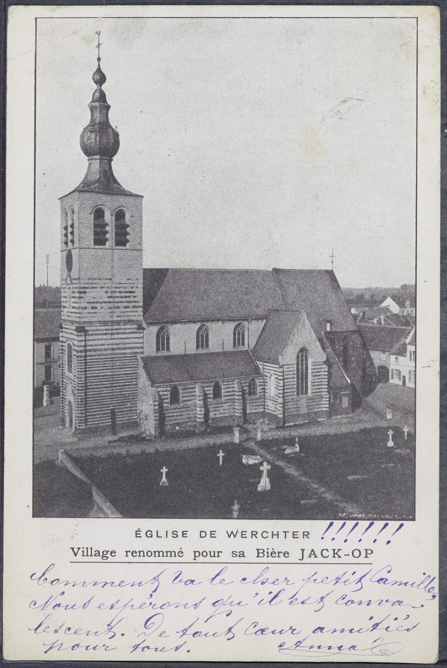 Veduta storica della Sint-Jan-De-Doperkerk a Werchter