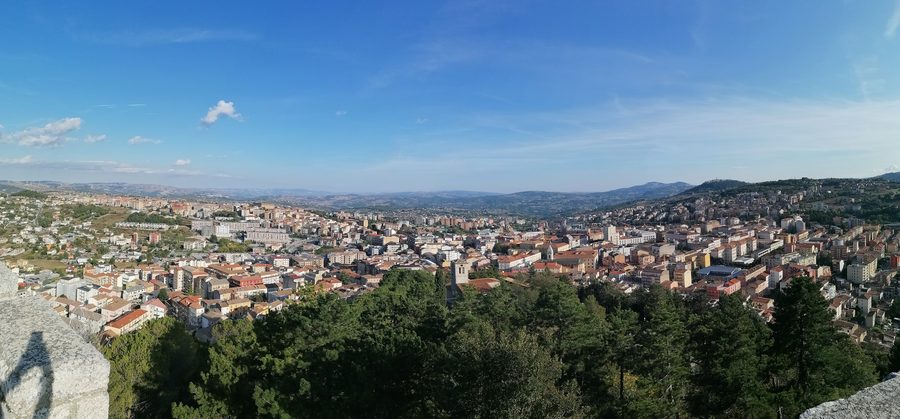 Vista di Campobasso dal Castello Monforte
