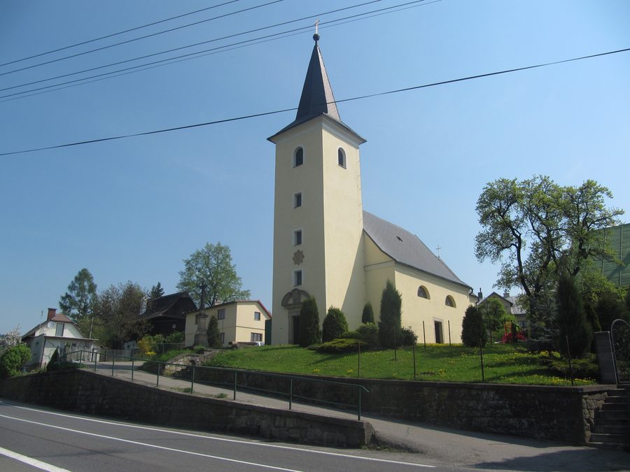 Chiesa cattolica a Jasenná nel distretto di Zlín