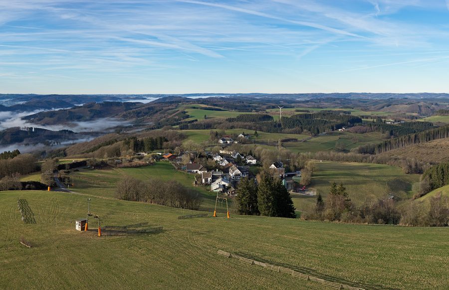 Wildewiese nel Sauerland, vista dalla torre panoramica sullo Schomberg