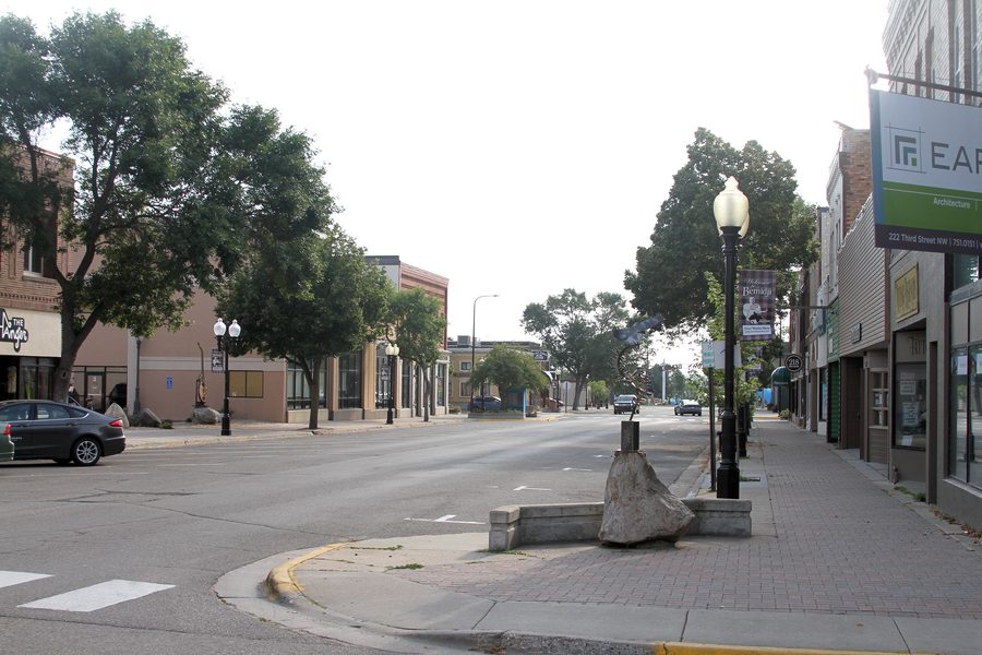 3rd Street NW at Minnesota Avenue a Bemidji, Minnesota
