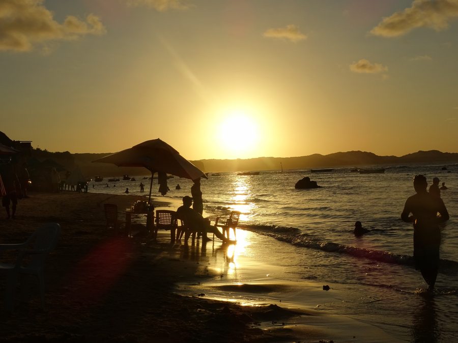 Praia de Pipa con spiaggia sabbiosa e paesaggio costiero tropicale nel Rio Grande do Norte