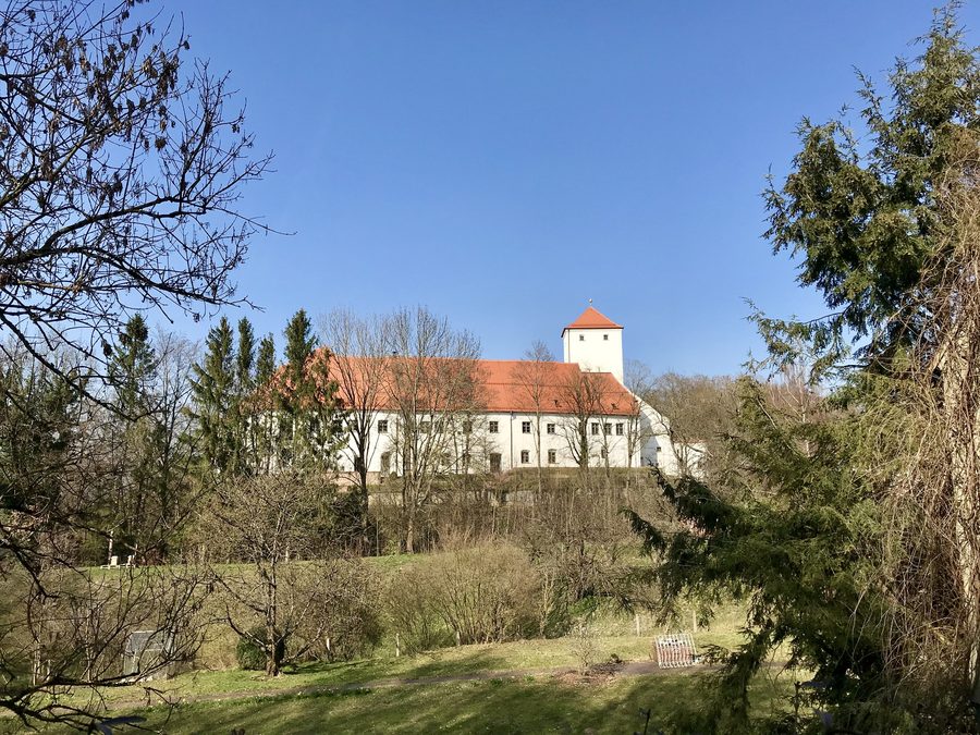 Castello dei Wittelsbach a Friedberg dopo il restauro visto da sud
