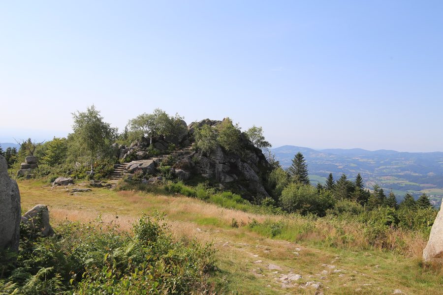 Sommità della Pierre Pamole a Vollore-Montagne