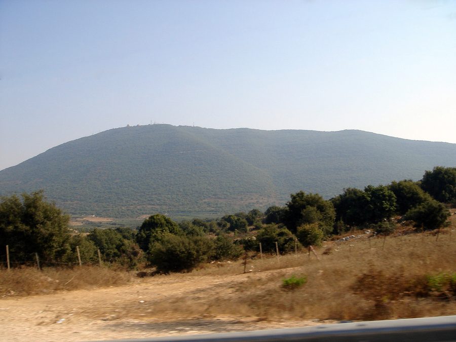Pendio settentrionale del Monte Meron in Israele