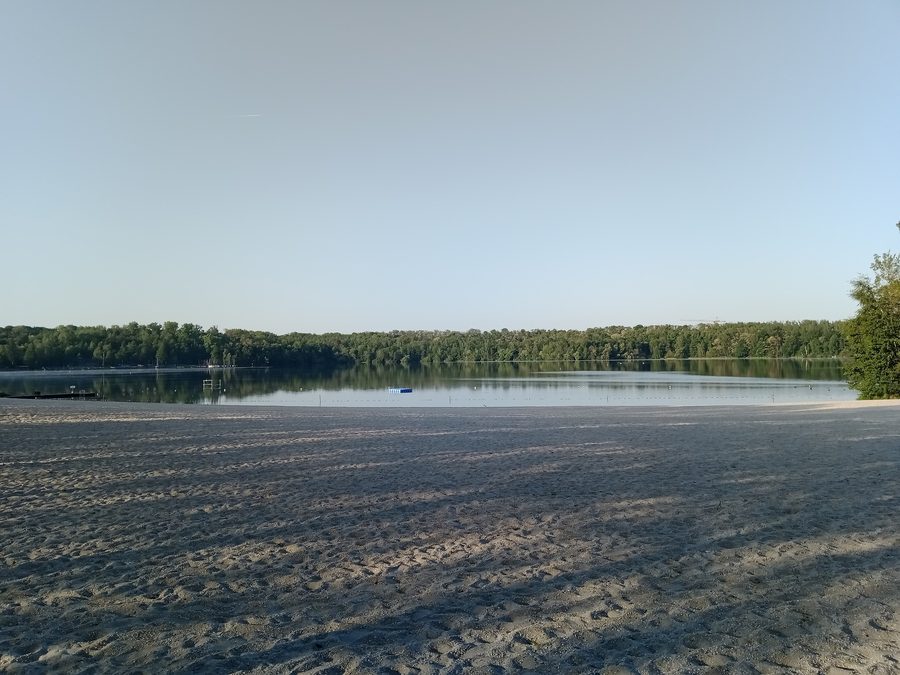 Lago Liblarer See, Erftstadt, Renania Settentrionale-Vestfalia, Germania