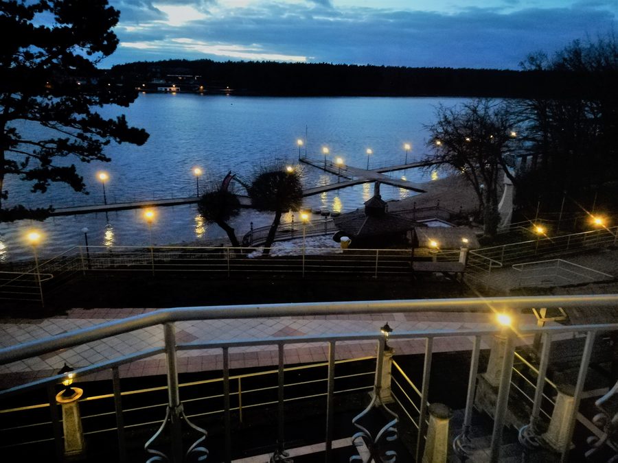 Vista del lago Durowskie a Wągrowiec