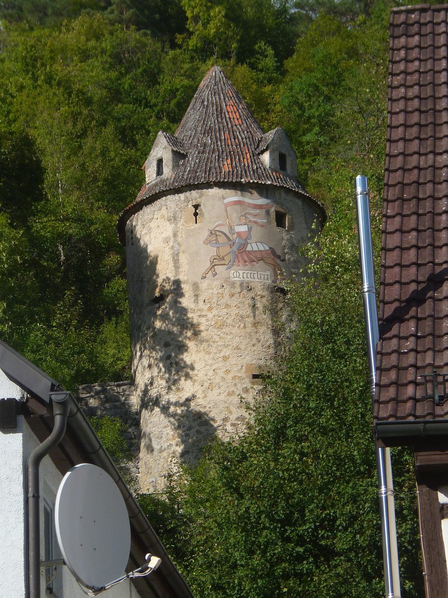 Torre di guardia sul Ringmauerweg a Horb am Neckar