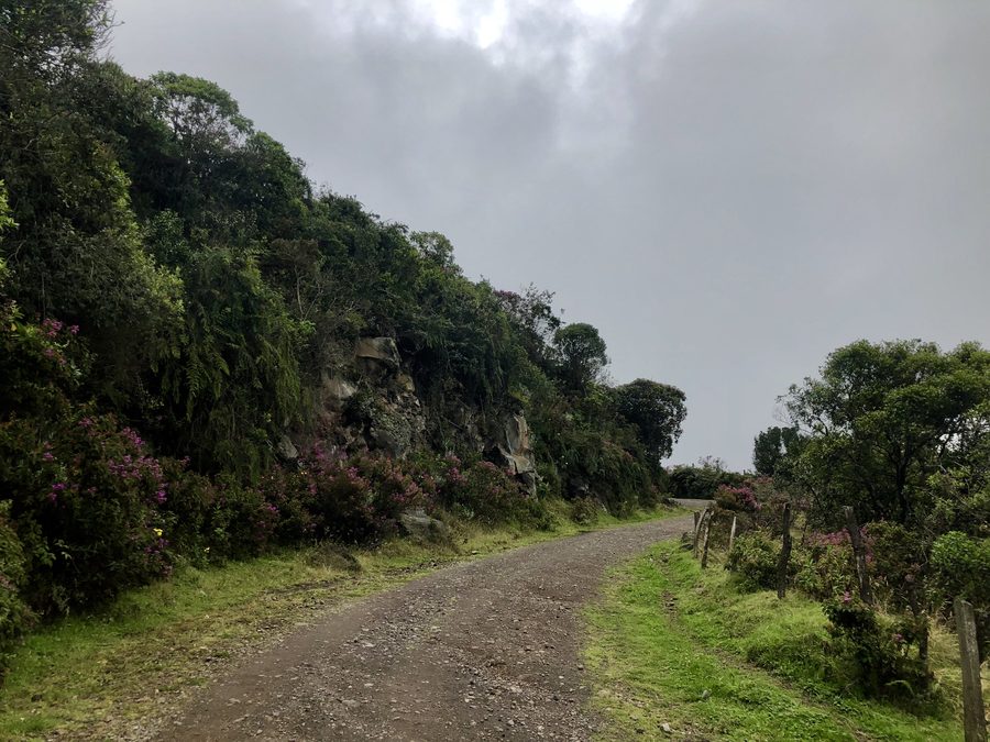 Paesaggio vulcanico nel Nariño