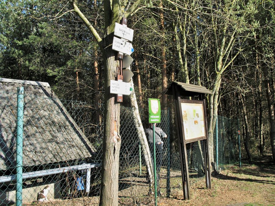 Monumento naturale Bašta nei pressi di Břasy