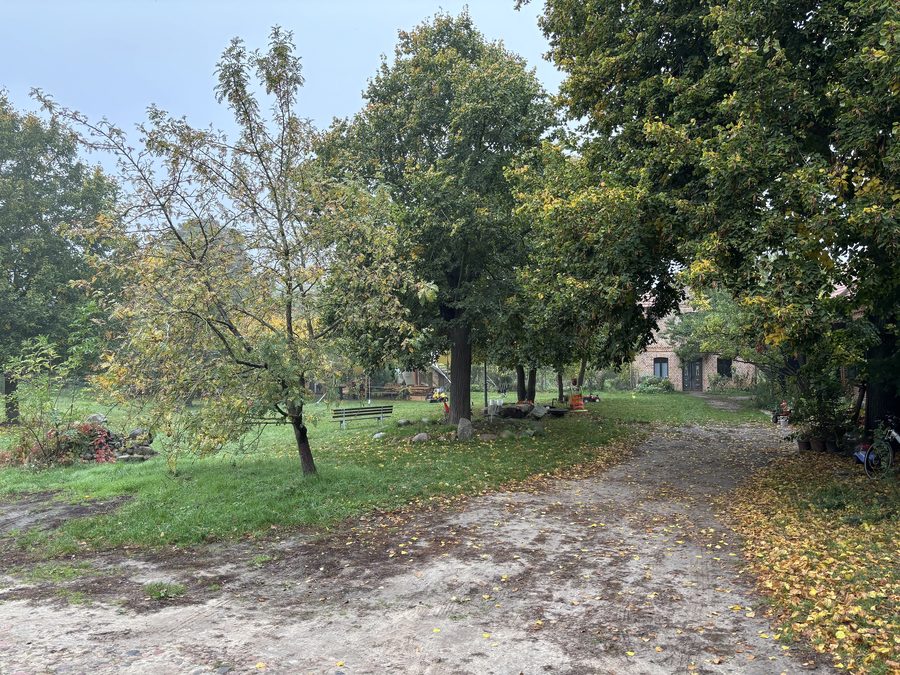 Veduta del paese di Arensnest nel comune di Wiesenburg/Mark