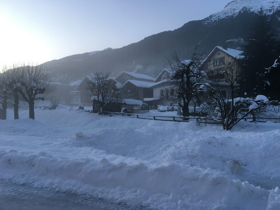 Trun nella regione della Surselva, nel Canton Grigioni