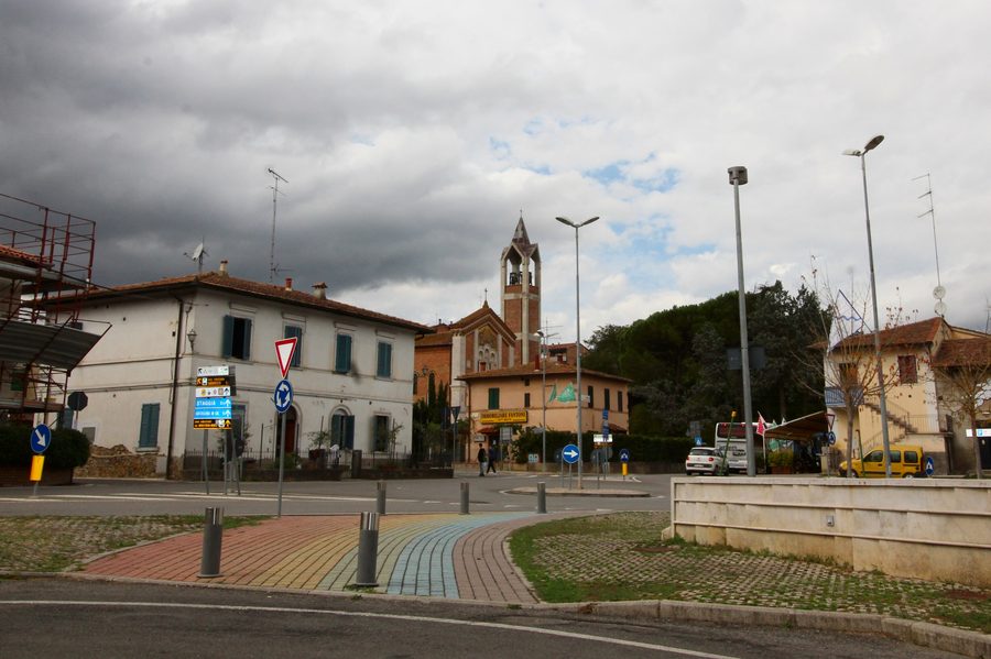 Centro di Castellina Scalo nel comune di Monteriggioni in Toscana