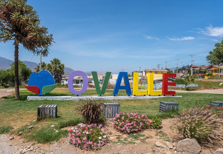 Ovalle nella Región de Coquimbo sul fiume Limarí
