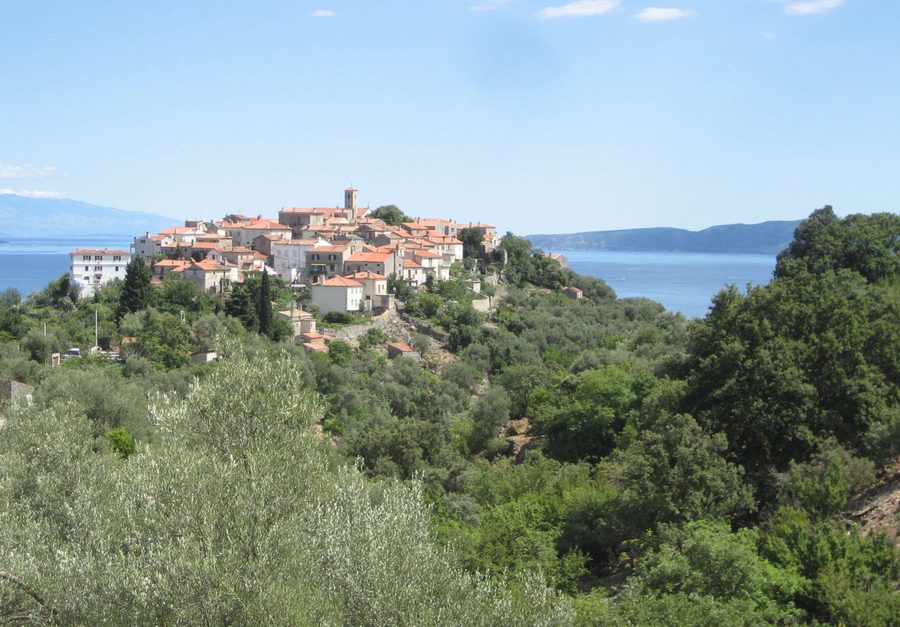 Villaggio di Beli sull'isola di Cres in Croazia