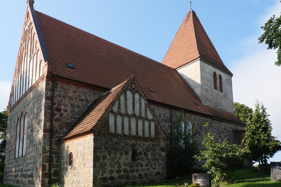 Chiesa evangelico-luterana a Zehna nel circondario di Rostock nel Meclemburgo-Pomerania Anteriore