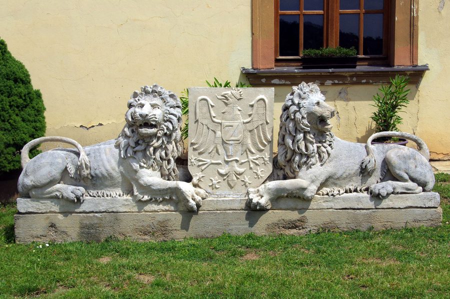 Veduta storica della città di Znojmo in Moravia meridionale