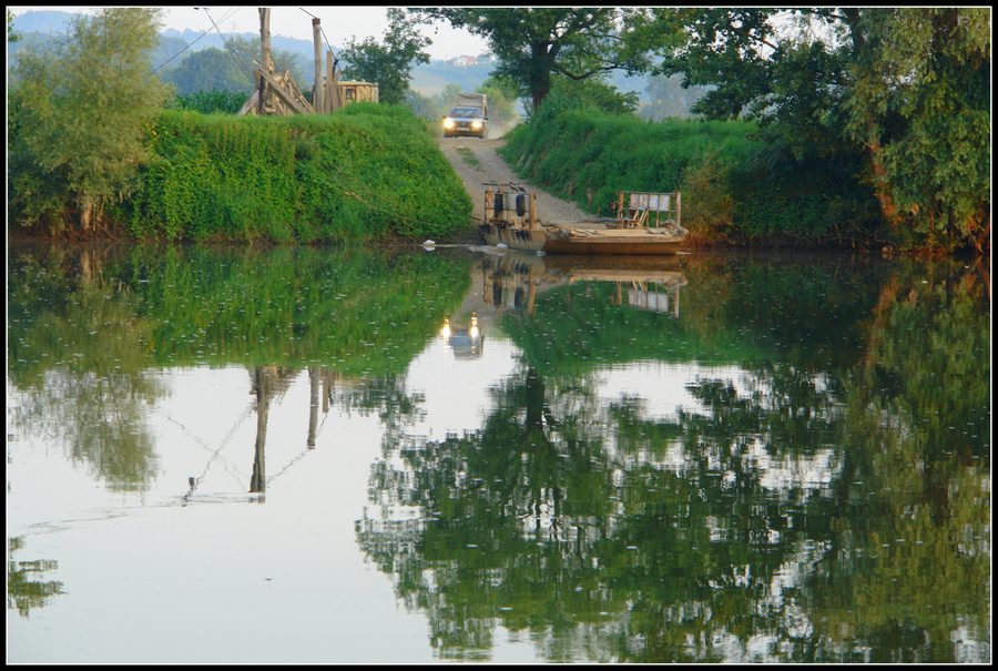 Paesaggio del fiume Bosna