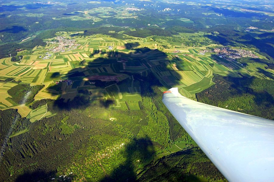 Paesaggio panoramico dell'Heuberg nel Baden-Württemberg