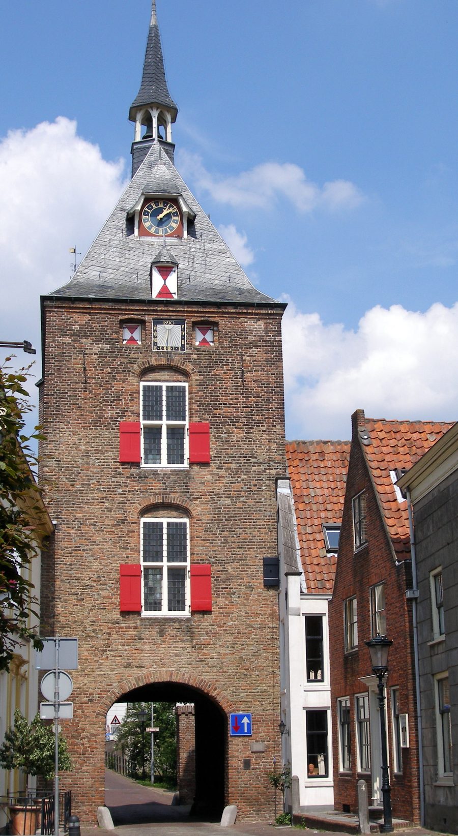 Porta cittadina Lekpoort a Vianen, nei Paesi Bassi