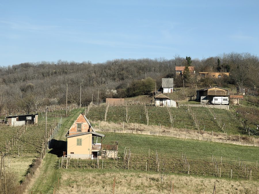 Vista su Nagymányok nella contea ungherese di Tolna