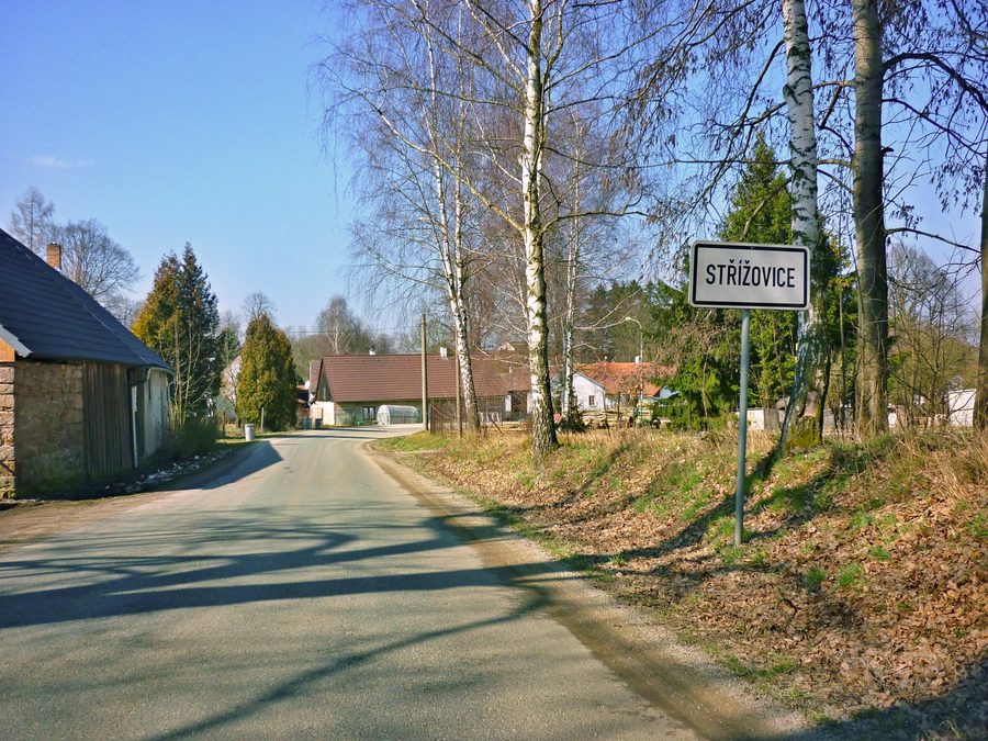 Arrivo a Střížovice presso Kunžak nel paesaggio collinare della Boemia meridionale
