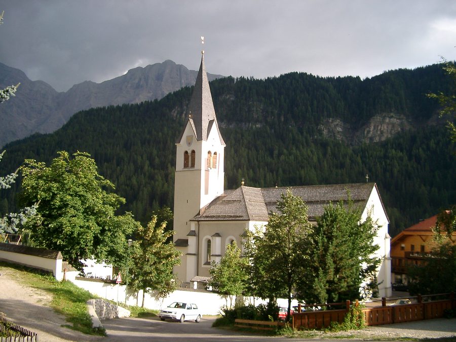 Chiesa di La Val, Alto Adige, Italia