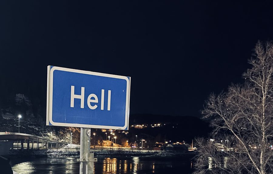Villaggio di Hell in Norvegia