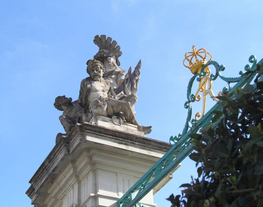 Residenzschloss di Ludwigsburg con i giardini circostanti