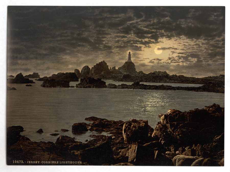 Faro sulla costa di Jersey