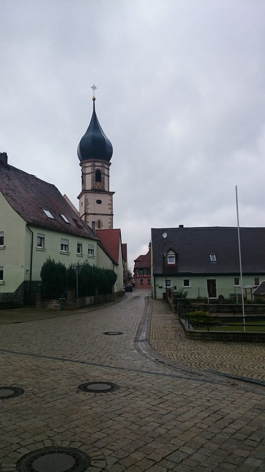 Veduta di Dürrwangen nel circondario di Ansbach