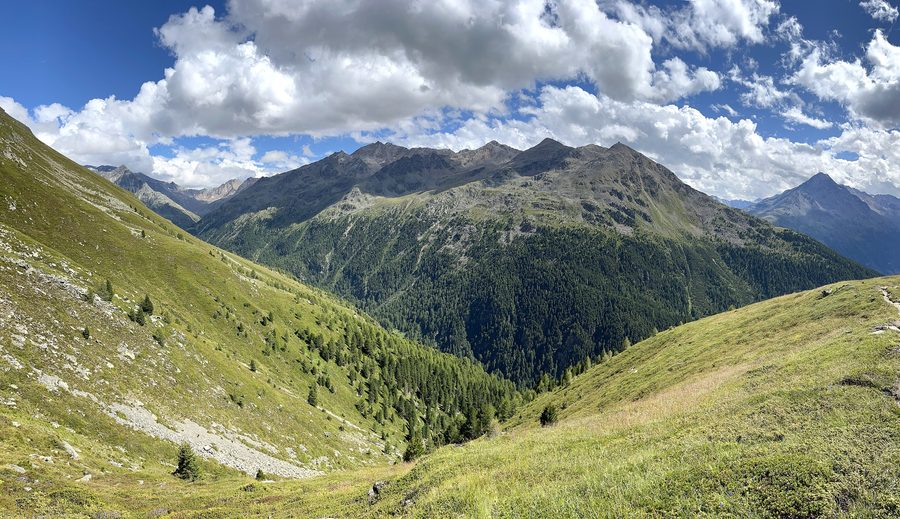 Paesaggio montano nei dintorni di Sölden nell’Ötztal