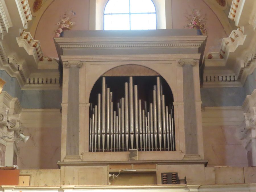Organo Mentasti della chiesa di San Nicola, Diano Gorleri