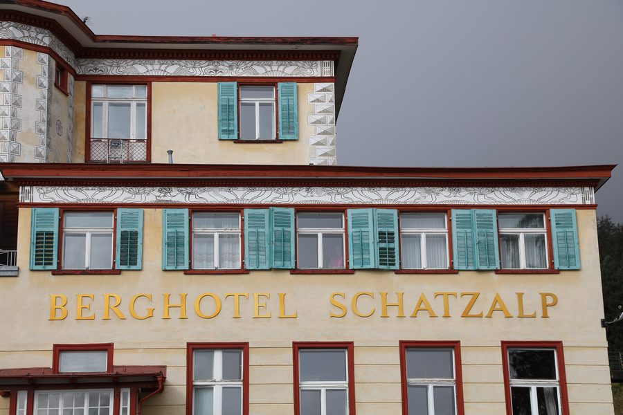 Hotel di montagna Schatzalp, ex sanatorio sopra Davos