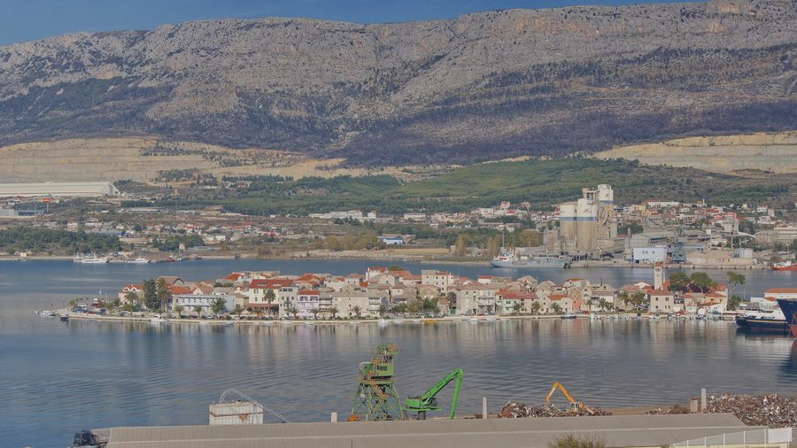Vranjic visto dal lato sud