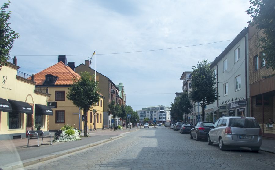 Via Storgatan a Vetlanda, Svezia