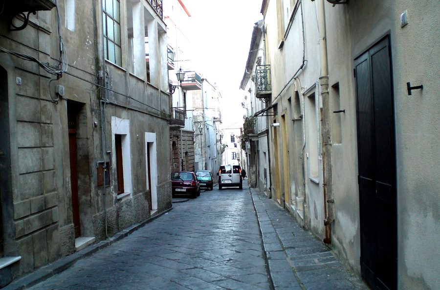 Vista stradale a Guglionesi, Via Galterio