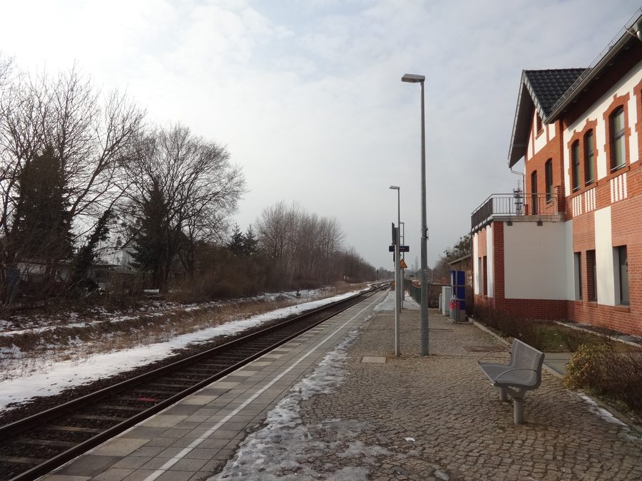 Edificio della stazione di Rehfelde tutelato come monumento del 1874