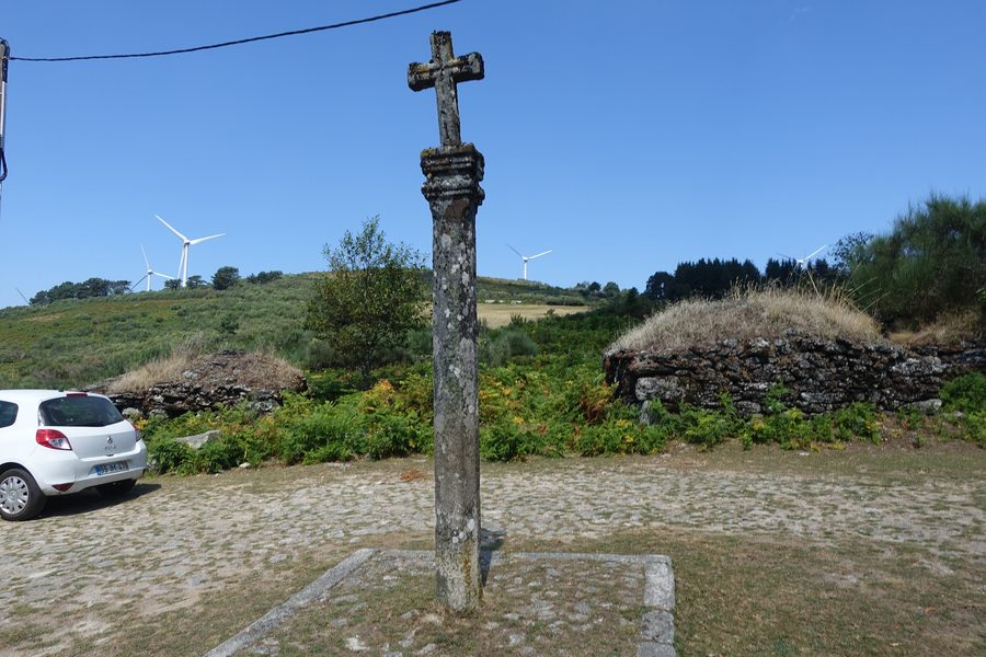 Insediamento rurale e paesaggio circostante a Val de Poldros, Riba de Mouro, Monção, Portogallo