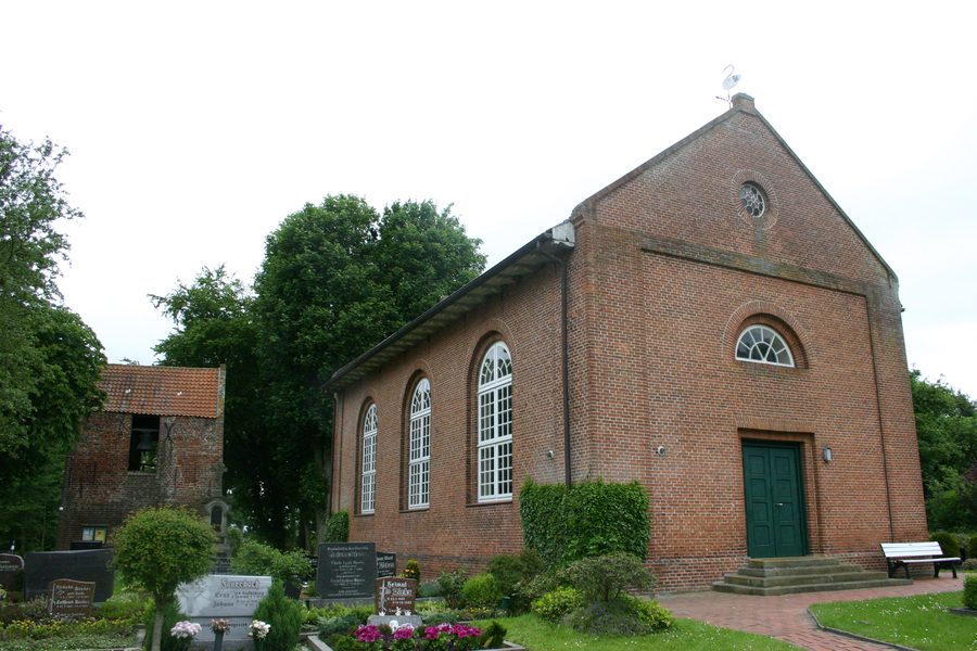 Chiesa storica di Santa Maria a Thunum nel circondario di Wittmund, Frisia orientale